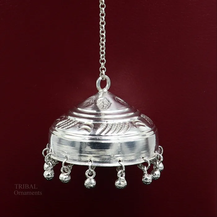 TRIBAL ORNAMENTS Solid Silver chattar or chhatra silver umbrella god temple art Gorgeous hand craved Solid silver temple article temple utensils su628 Rings TRIBAL ORNAMENTS Solid Silver chattar or chhatra silver umbrella god temple art Gorgeous hand craved Solid silver temple article temple utensils su628 Rings
