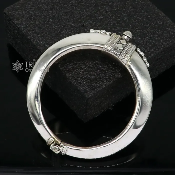 Unique vintage design 925 sterling silver vintage plain design handmade bangle bracelet kada cuff bracelet ethnic Banjara jewelry nsk732 TRIBAL ORNAMENTS Bracelets Unique vintage design 925 sterling silver vintage plain design handmade bangle bracelet kada cuff bracelet ethnic Banjara jewelry nsk732 TRIBAL ORNAMENTS Bracelets