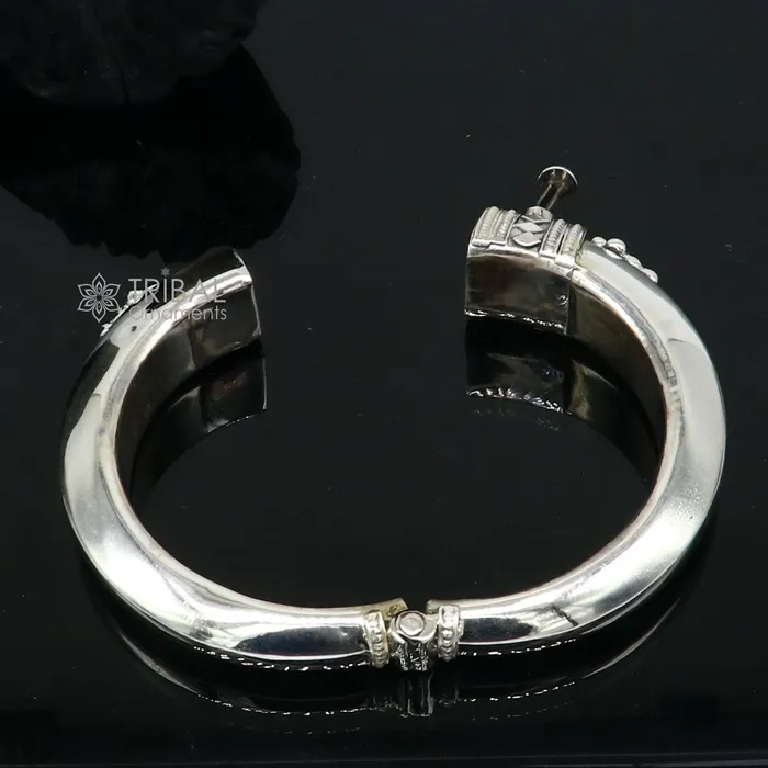 Unique vintage design 925 sterling silver vintage plain design handmade bangle bracelet kada cuff bracelet ethnic Banjara jewelry nsk732 TRIBAL ORNAMENTS Bracelets Unique vintage design 925 sterling silver vintage plain design handmade bangle bracelet kada cuff bracelet ethnic Banjara jewelry nsk732 TRIBAL ORNAMENTS Bracelets