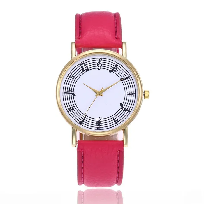 W284 Rose Red Melody Collection Quartz Watch 01 Watches
