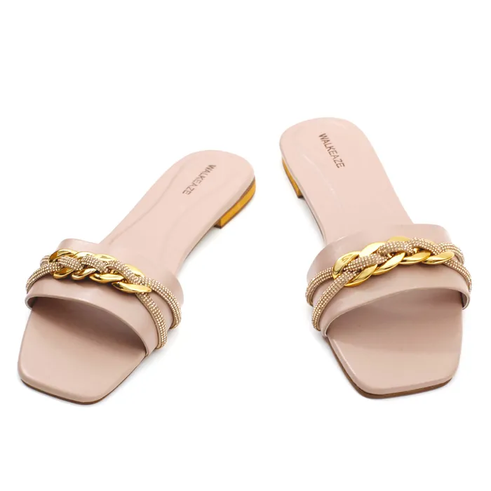 Walkeaze Earrings Women Formal Slippers 39813S