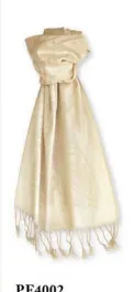 White Wool Scarf Patrick Francis Rings