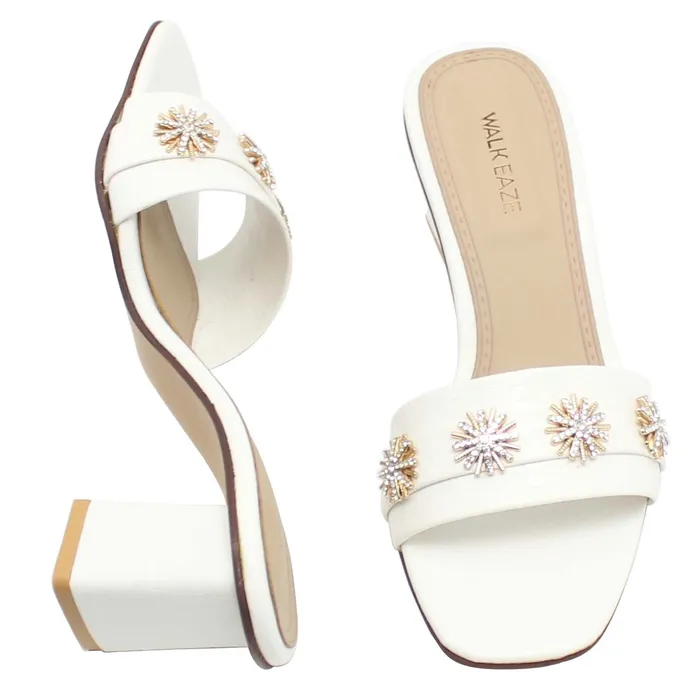 Women Formal Block Heel 74919S Walkeaze Necklaces