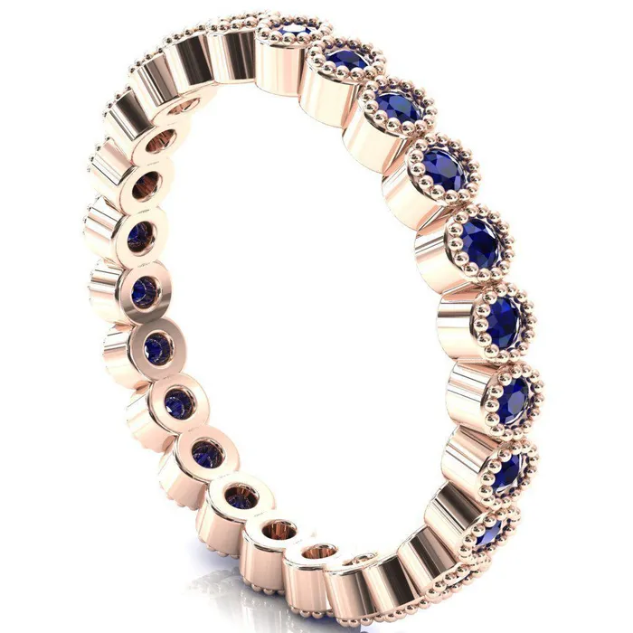 Zinnia Round Center Stone 6 Prongs Milgrain Halo Accent Diamonds Ring Fire Brilliance Rings