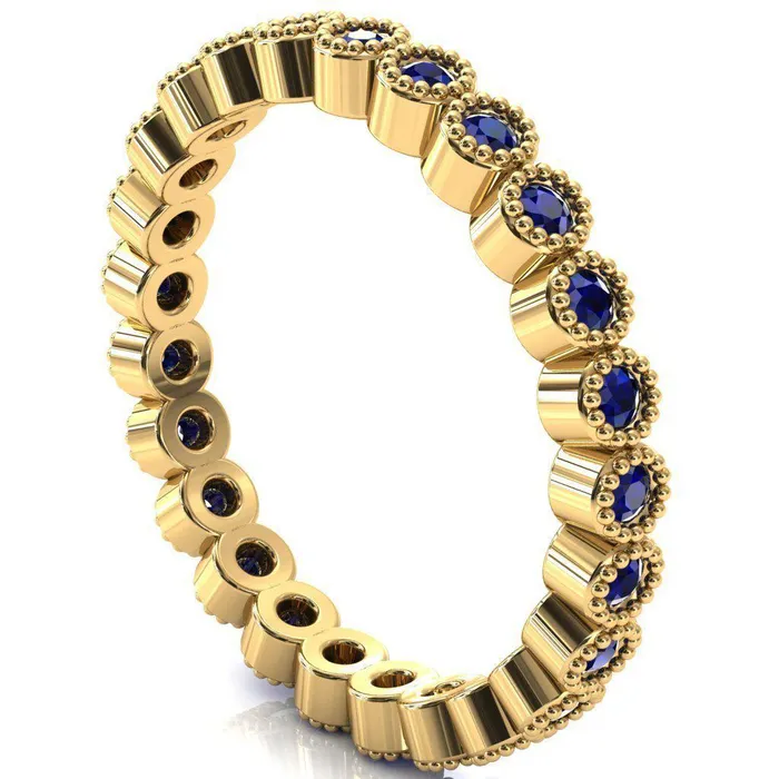 Zinnia Round Center Stone 6 Prongs Milgrain Halo Accent Diamonds Ring Fire Brilliance Rings